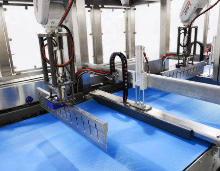 Twin Ultrasonic food cutting machine